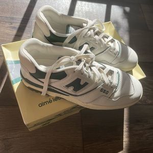 New Balance 550 Aime Leon Dore White Green